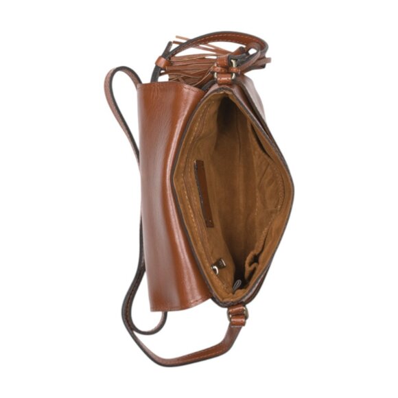 PATRICIA NASH Leather Corfu Small Flap Crossbody With Tassel - Picture 2 of 4